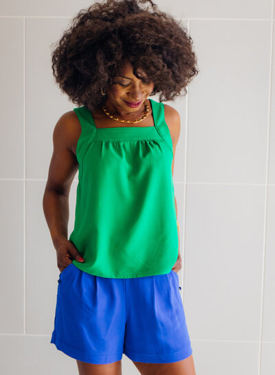 Maison Fauve Le Short Grand Bain - sewing pattern - English and French instructions