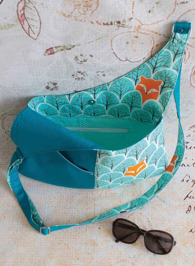 ZipperZoo Cottonwood - Boho bag - pattern