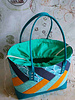 ZipperZoo Memories 'n more -drawstring tote - patroon Engelstalig