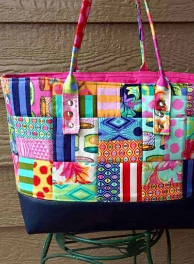 ZipperZoo Memories 'n more -drawstring tote - patroon Engelstalig