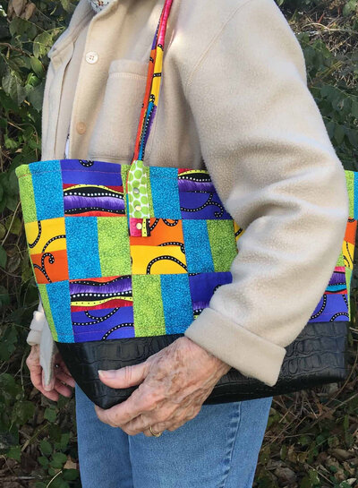 ZipperZoo Memories 'n more -drawstring tote - pattern in English