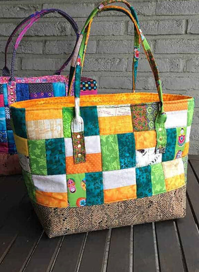 ZipperZoo Memories 'n more -drawstring tote - patroon Engelstalig