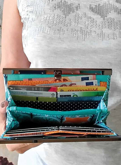 ZipperZoo Roxy -  portefeuille / clutch - patroon