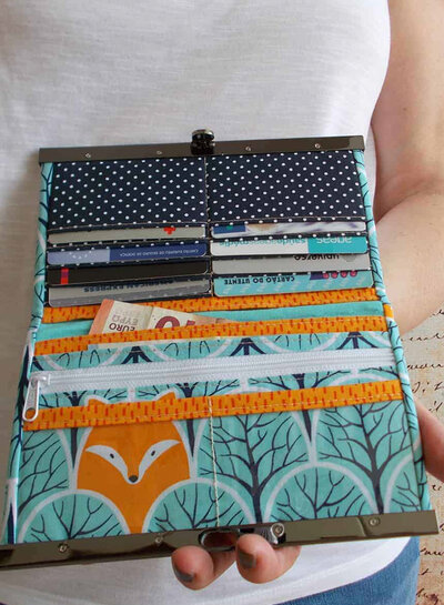 ZipperZoo Rozy - compact wallet - pattern