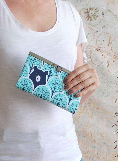 ZipperZoo Rozy - compact wallet - pattern