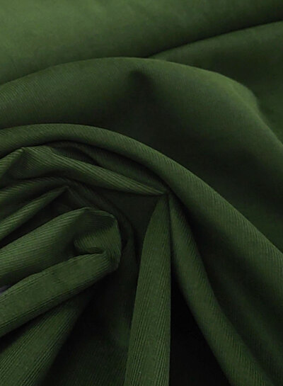 M. dark green - needle rib - baby rib corduroy