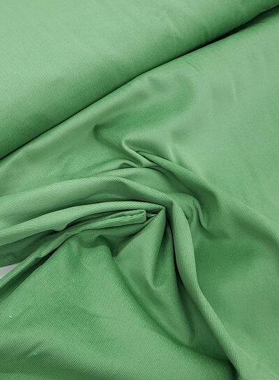 M. soft green - needle rib - baby rib corduroy