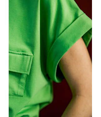 Fibremood Gwen, Erica green - organic plain jersey
