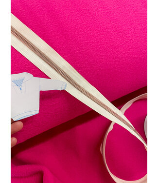 Madeline fuchsia fleece