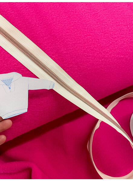 Madeline fuchsia fleece