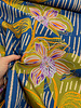 Marylene Madou ferns and orange flowers - beautiful print on 100% cotton