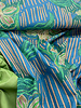 Marylene Madou ferns and flowers blue - beautiful print on 100% cotton