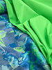 beautiful jacquard - exclusive fabric blue and green