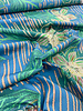 Marylene Madou ferns and flowers blue - beautiful print on 100% cotton