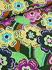 Marylene Madou large flowers - green and pink - beautiful print on 100% cotton