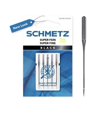 Schmetz Super fine needles BLACK LINE 70/10