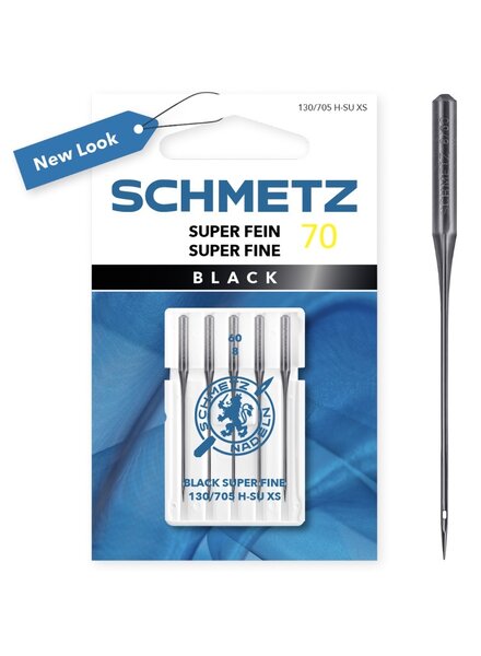 Schmetz Super fijne naalden BLACK LINE 70/10