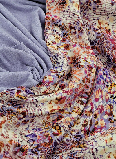Swafing lilac - summer version of our soft, shape-retaining knitted fabric