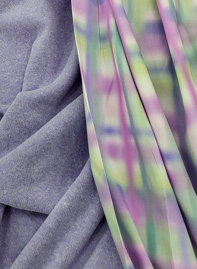 Swafing lilac - summer version of our soft, shape-retaining knitted fabric
