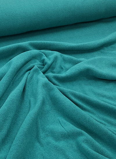 Swafing emerald green - summer version of our soft, shape-retaining knitted fabric