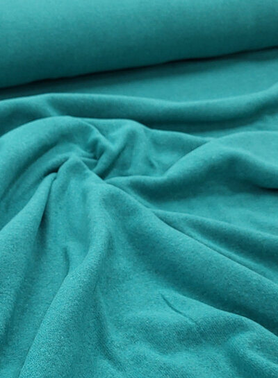 Swafing emerald green - summer version of our soft, shape-retaining knitted fabric