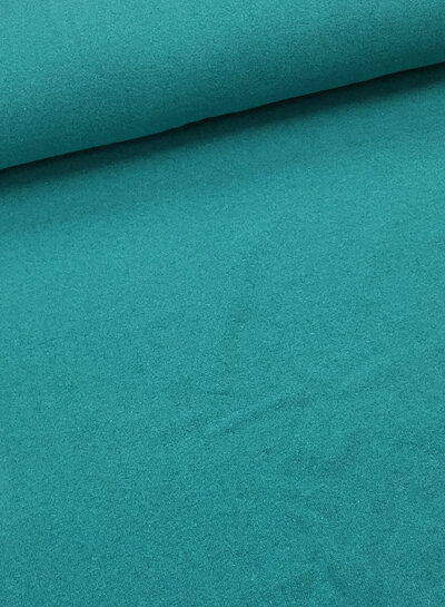 Swafing emerald groen - zomerversie van onze zachte, vormvaste gebreide stof