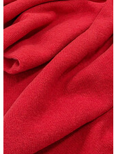 Swafing red - summer version of our soft, shape-retaining knitted fabric