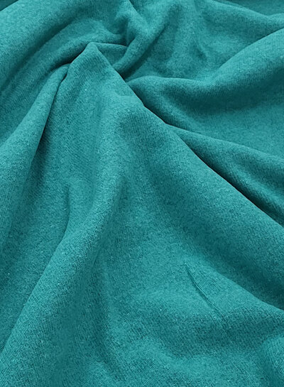 Swafing emerald green - summer version of our soft, shape-retaining knitted fabric