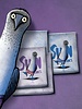 THORSTEN BERGER Sun dance penguin - purple - jersey panel 85 cm height