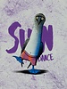 THORSTEN BERGER Sun dance penguin - purple - jersey panel 85 cm height