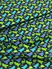 Swafing groen en blauw dino  katoen