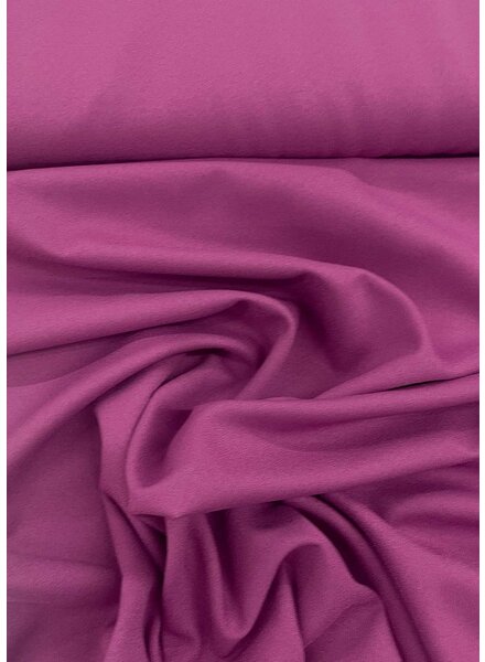 Madeline cardinal purple - viscose crepe with 3% elastane