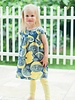 Swafing Lemonade - blue and yellow - beautiful woven viscose