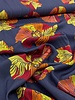 Swafing poppies - blue - beautiful woven viscose