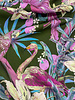 Marylene Madou parrots green - beautiful Italian viscose