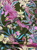 Marylene Madou parrots green - beautiful Italian viscose