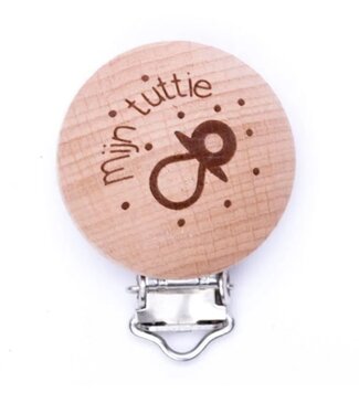 my tuttie - wooden pacifier clip - packed per 2 pieces