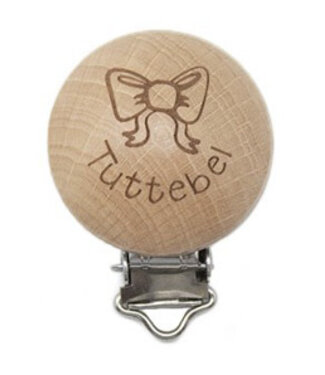 Tuttebel - wooden pacifier clip - packed per 2 pieces