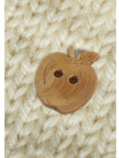 M. appel - houten knoopje 15mm