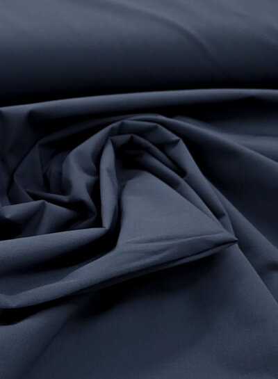 Madeline navy blue - waterproof bengaline - ideal for rain suits and jackets