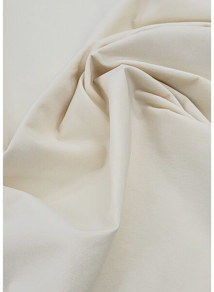 Madeline gebroken wit -  softshell zonder fleece - waterproof bengaline - ideaal voor regenpakken en jassen