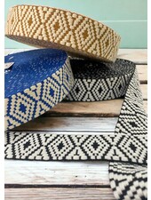 Aztec bag strap 38 mm - cobalt