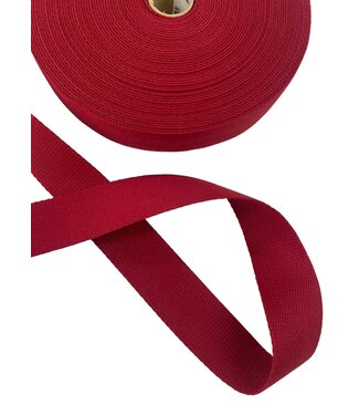 cotton - bag strap - bordeaux - 40 mm
