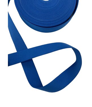 cotton - bag strap - Small blue - 40 mm