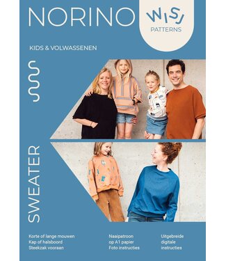 Wisj patterns Norino sweater - kids & volwassenen