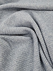 M. gray blue - super soft knitted viscose with waffle structure