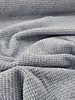 M. gray blue - super soft knitted viscose with waffle structure