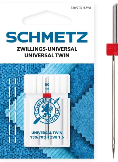 Schmetz Twin needle universal 4mm 80/12