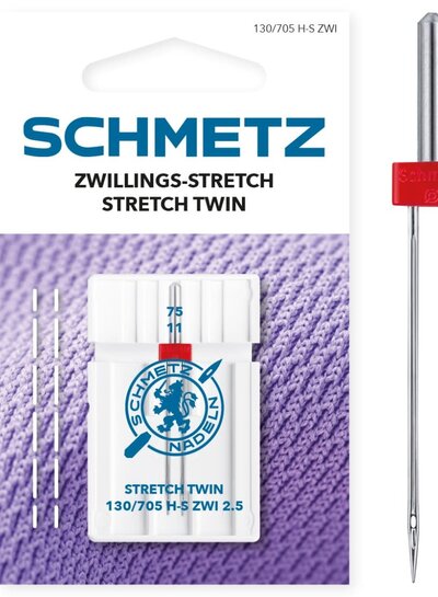 Twin needle stretch 4 mm - 75/11