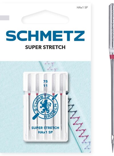Schmetz Super Stretch needles 75/11